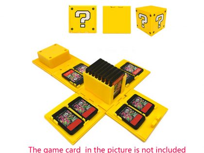16 In 1 Spiele Lagerung Fall Faltbare box für Schalter für N-S Spiel Karte Box Cube Halter Tragbare Schutzhülle box