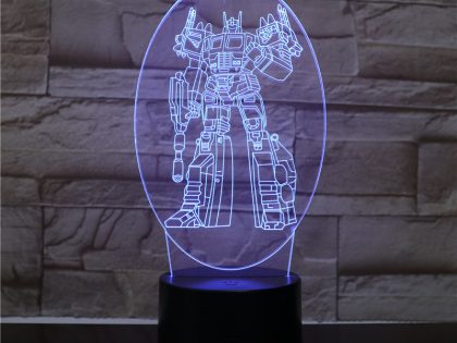 3D Kühlen Optimus Prime Charakter Junge Geschenk Transformatoren Illusion Schreibtisch Tisch RGBw Led Nachtlicht Bunte Lamparas Lampe 1909