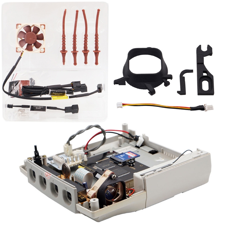 D57D Dreamcast Noctua Fan Mod 3d Gedruckt Teile + Fan Adapter Keine Deckel Teil Gebaut für die Noctua NF-A4x10 5V Fan – Bild 4