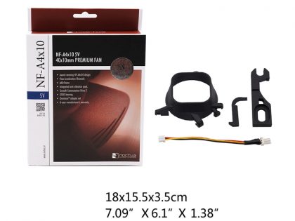 D57D Dreamcast Noctua Fan Mod 3d Gedruckt Teile + Fan Adapter Keine Deckel Teil Gebaut für die Noctua NF-A4x10 5V Fan