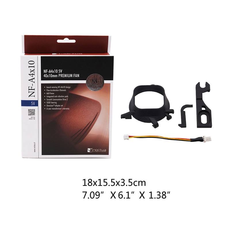D57D Dreamcast Noctua Fan Mod 3d Gedruckt Teile + Fan Adapter Keine Deckel Teil Gebaut für die Noctua NF-A4x10 5V Fan
