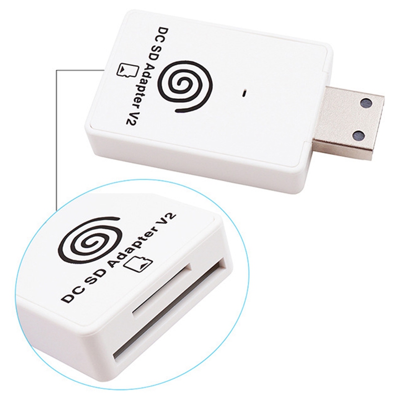 Dc Sd Tf Card Reader Adapter V2 Voor für Sega Dreamcast En Cd Erfüllt Dreamshell Boot Loader – Bild 2
