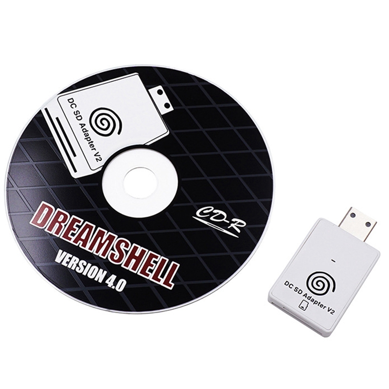 Dc Sd Tf Card Reader Adapter V2 Voor für Sega Dreamcast En Cd Erfüllt Dreamshell Boot Loader