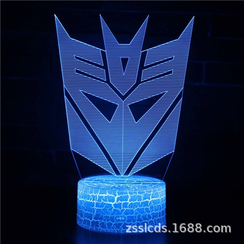Disney Transformers Autobot Optimus Prime 3D Nacht Licht Led7/16 Farbe Touch Fernbedienung Schreibtisch Lampe Stimmung Licht Geburtstag geschenk – Bild 5