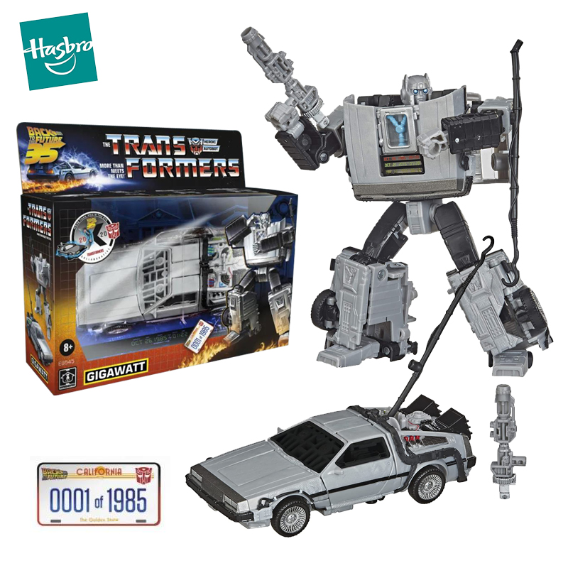 Hasbro Transformers G1 Zurück in die Zukunft Gigawatt Kooperative 35th Anniversary Edition Action-figur Kinder Spielzeug für Jungen Geschenk