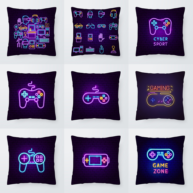 Home Decoration Gaming Fan Gaming Cushion Cushion Cover Decorative Pillowcase Living Room Sofa Bed Pillow Pillow Aesthetics