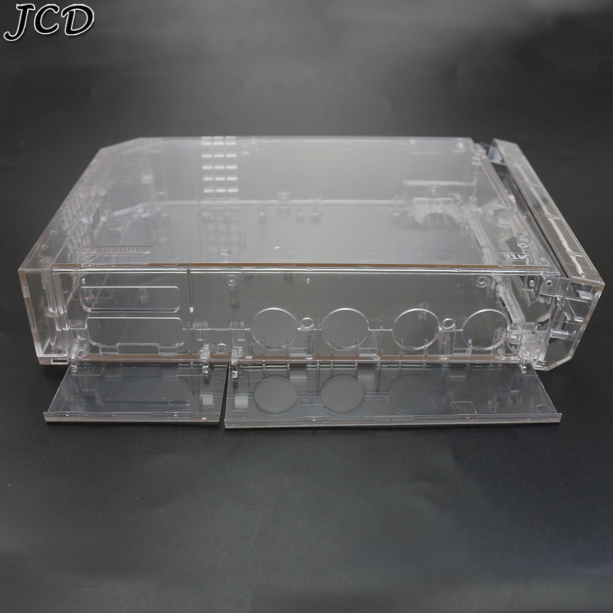 JCD Full Case Cover Housing Shell With Button for Wii Console With Retail Packing Transparent Housing Case Shell – Bild 2