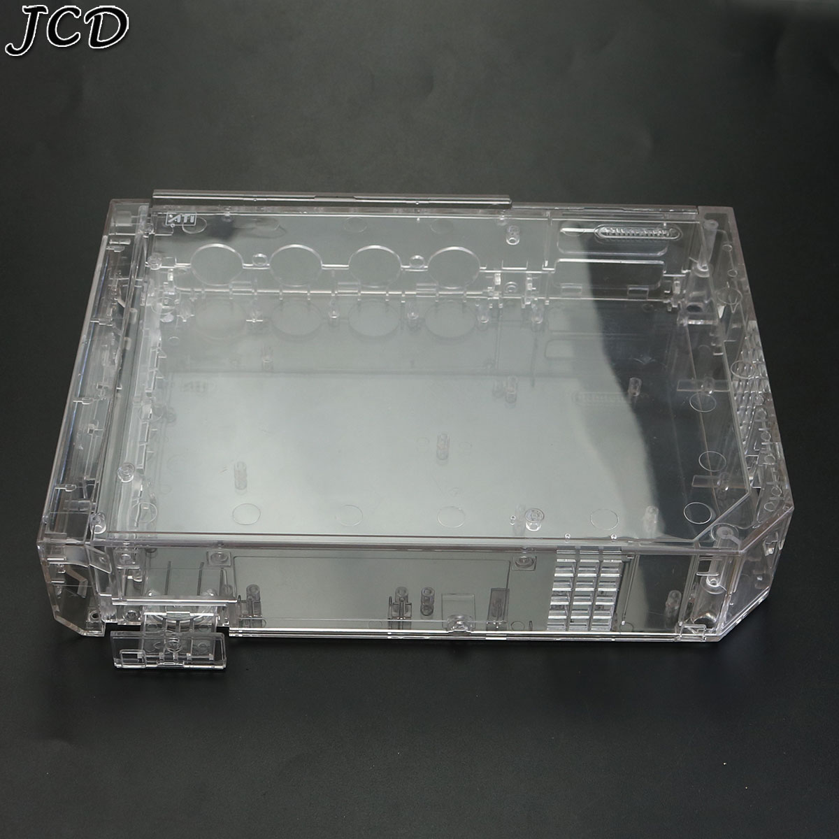 JCD Full Case Cover Housing Shell With Button for Wii Console With Retail Packing Transparent Housing Case Shell – Bild 5