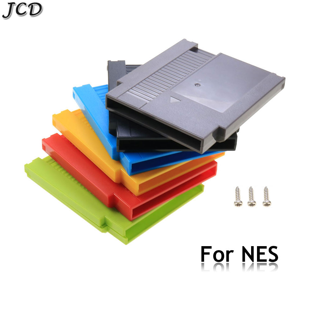 JCD Hard Plastic Case Cartridge Shell Cover For NES 60Pin To 72Pin Game Card Replacement Shell With 3 Screws – Bild 2