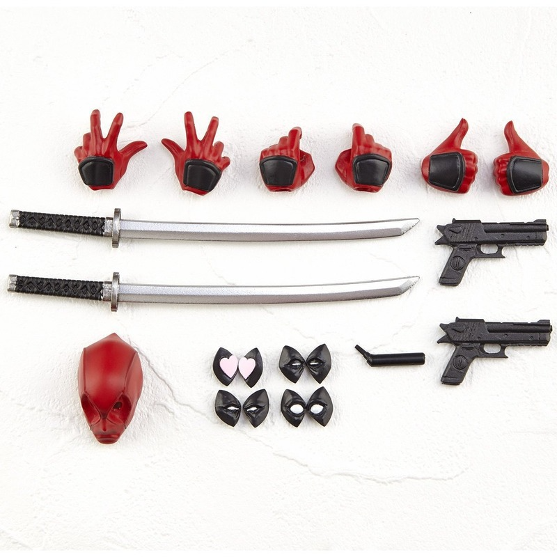 Marvel Anime Figur Yamaguchi-stil Serie No.001 Deadpool Beweglichen Gesicht Swap Action-figuren Modell Puppe Ornament Kinder Spielzeug – Bild 6