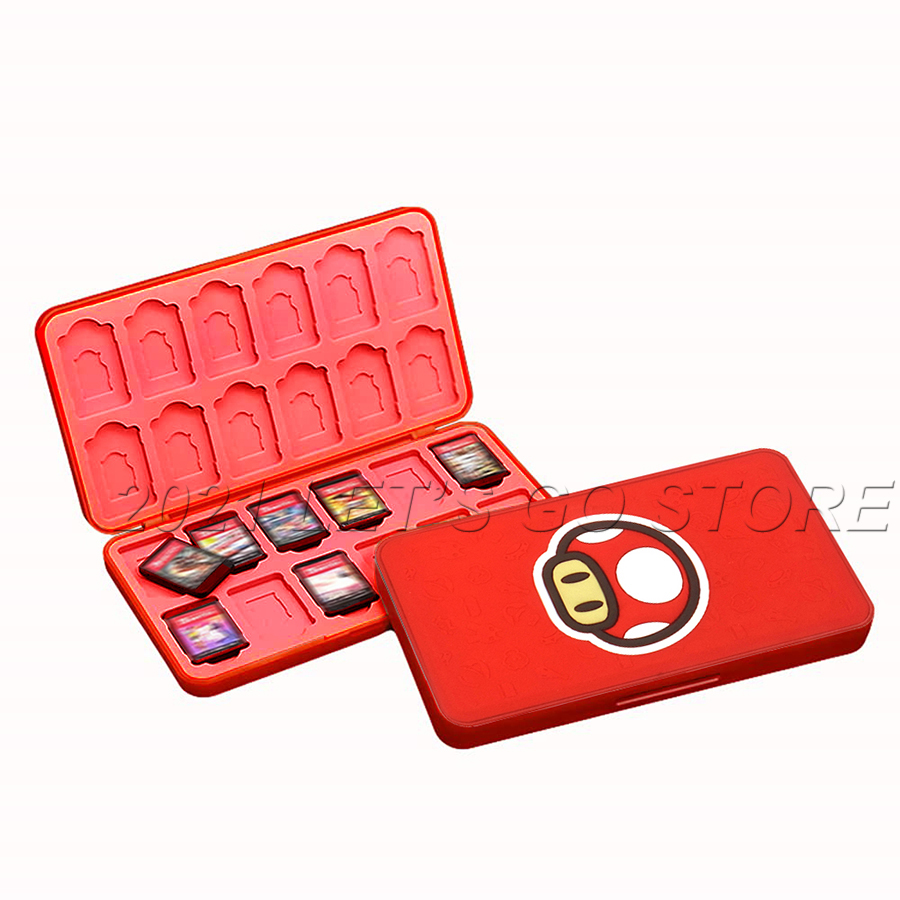 Neue 24 in 1 Nintend Schalter Spiel Karte Lagerung Fall Magnetische 3D Silikon Abdeckung Box für Nintendo Schalter NintendoSwitch Zubehör – Bild 2