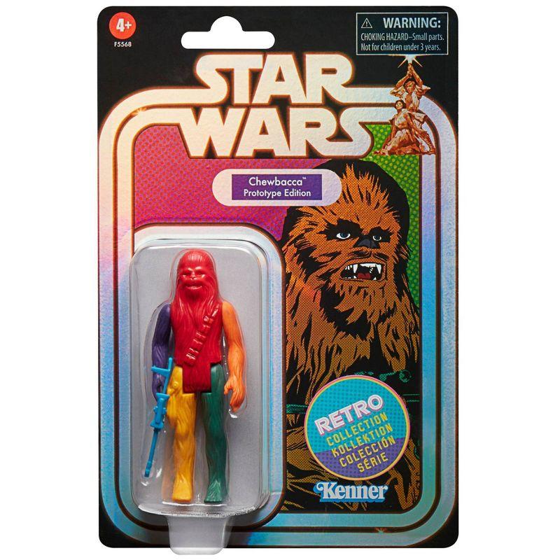 Original 3,75 inch Star Wars Retro Sammlung Chewbacca Prototyp Edition Action Figure Spielzeug für kinder mit box Zufällig stil