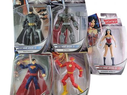 Original Anime Figur Batman Wonder Frau Die Flash Action-figuren 6-zoll Modell Jungen Spielzeug kinder Geschenke