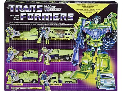 Takara Tomy Transformatoren Spielzeug Ko Vintage G1 Constructicon Devastator 6-Action Figure Sammlung Geschenk Box Junge Spielzeug Urlaub Geschenk