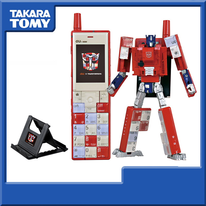 Tomy Handy Transformatoren AU X INFOBAR Begrenzte Handy Optimus Prime Sentinel Spiel Konsole OP Megatron – Bild 2