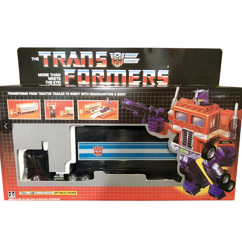 Transformation G1 Re-erlassen OP Rot KO Edition Mit wagen Metall front Action Figureals Modell Transformation G1 Re-erlassenen OP