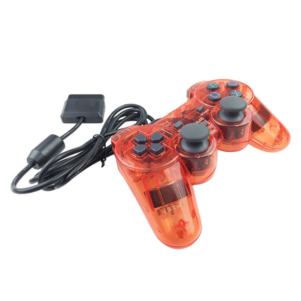 Wired Verbindung Gamepad für PS2 Doppel Vibration Game-Controller Digital Joypad Für Playstation 2 Schwarz Anti-schweiß Anti-slip – Bild 2
