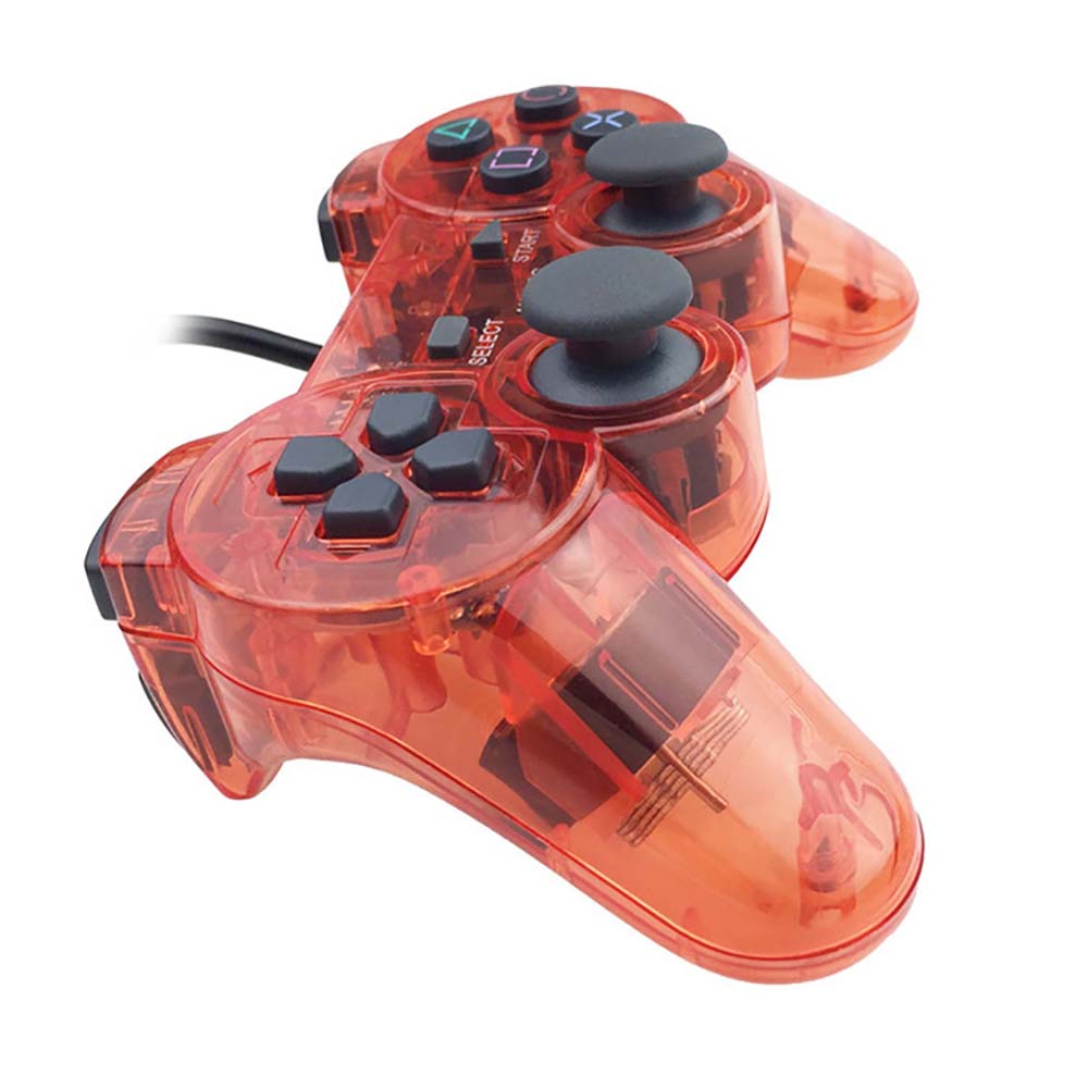 Wired Verbindung Gamepad für PS2 Doppel Vibration Game-Controller Digital Joypad Für Playstation 2 Schwarz Anti-schweiß Anti-slip – Bild 4
