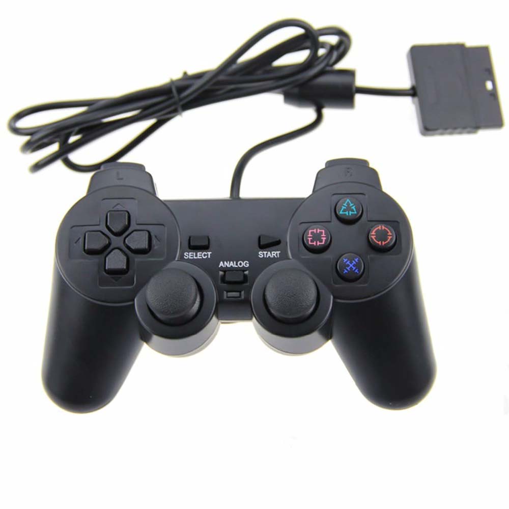 Wired Verbindung Gamepad für PS2 Doppel Vibration Game-Controller Digital Joypad Für Playstation 2 Schwarz Anti-schweiß Anti-slip – Bild 5