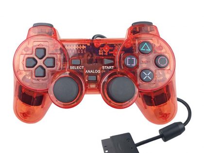 Wired Verbindung Gamepad für PS2 Doppel Vibration Game-Controller Digital Joypad Für Playstation 2 Schwarz Anti-schweiß Anti-slip