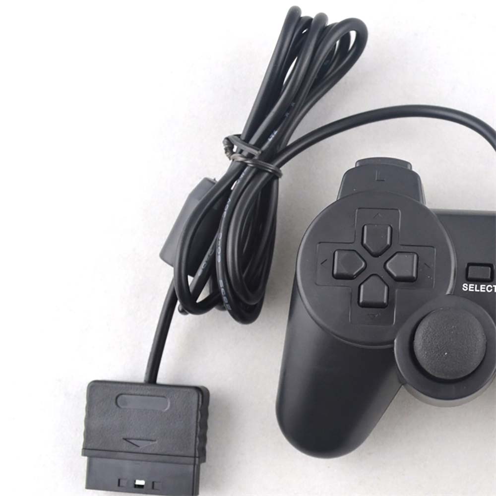 Wired Verbindung Gamepad für PS2 Doppel Vibration Game-Controller Digital Joypad Für Playstation 2 Schwarz Anti-schweiß Anti-slip – Bild 6