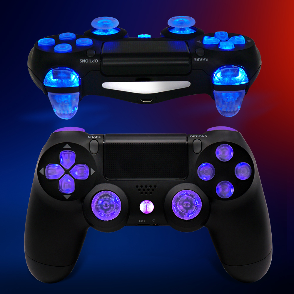 Wireless Game Controller Ersatz Platine Kit Controller Licht Bord LED Gamepad Leucht Panel Set für PS4 – Bild 4