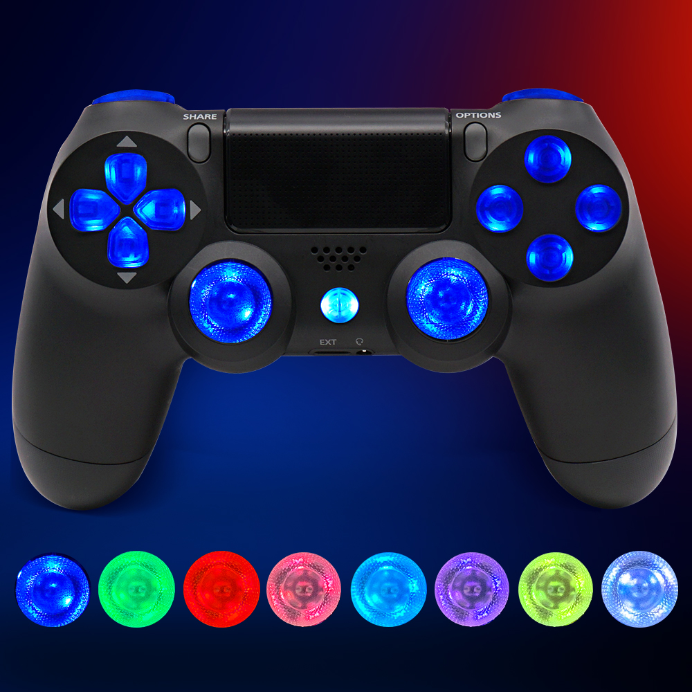 Wireless Game Controller Ersatz Platine Kit Controller Licht Bord LED Gamepad Leucht Panel Set für PS4 – Bild 5
