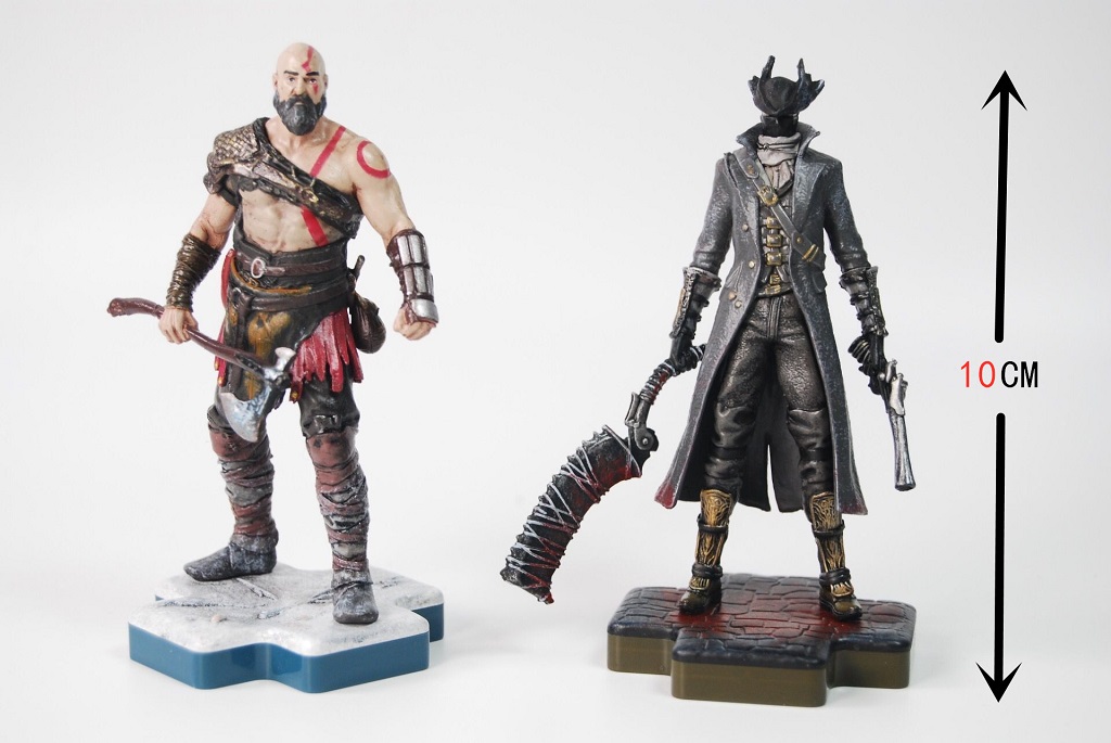 Action-Spiel Kratos Atreus Crash Bandicoot Die Hunter Mitsurugi Gold Hoarder Tails Lara Action Figur Modell Ornamente Spielzeug