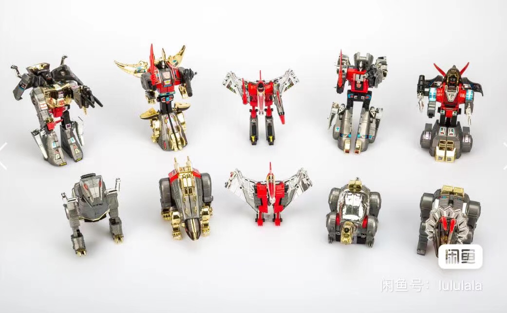G1 Grimlock Schlacke Schlamm Snarl Swoop 5 In 1 Transformatoren Action Figure Montiert Modell Transformatoren Krieg für Cybertron Retro Spielzeug – Bild 4