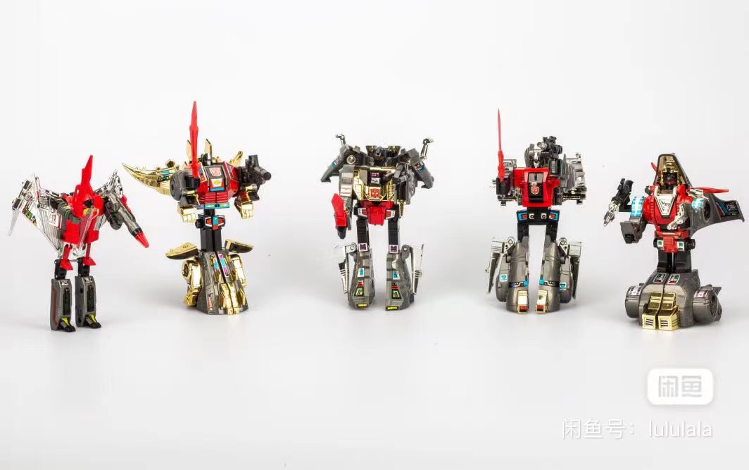 G1 Grimlock Schlacke Schlamm Snarl Swoop 5 In 1 Transformatoren Action Figure Montiert Modell Transformatoren Krieg für Cybertron Retro Spielzeug – Bild 5