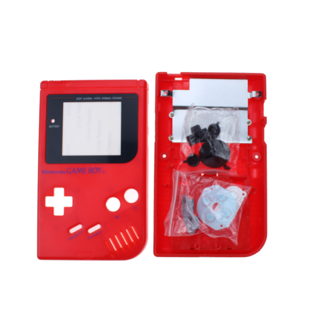 TingDong blau weiß schwarz Schwarz Grau OEM Neue Full Housing Shell Fall für Nintendo Gameboy Klassische für GB DMG GBO – Bild 2