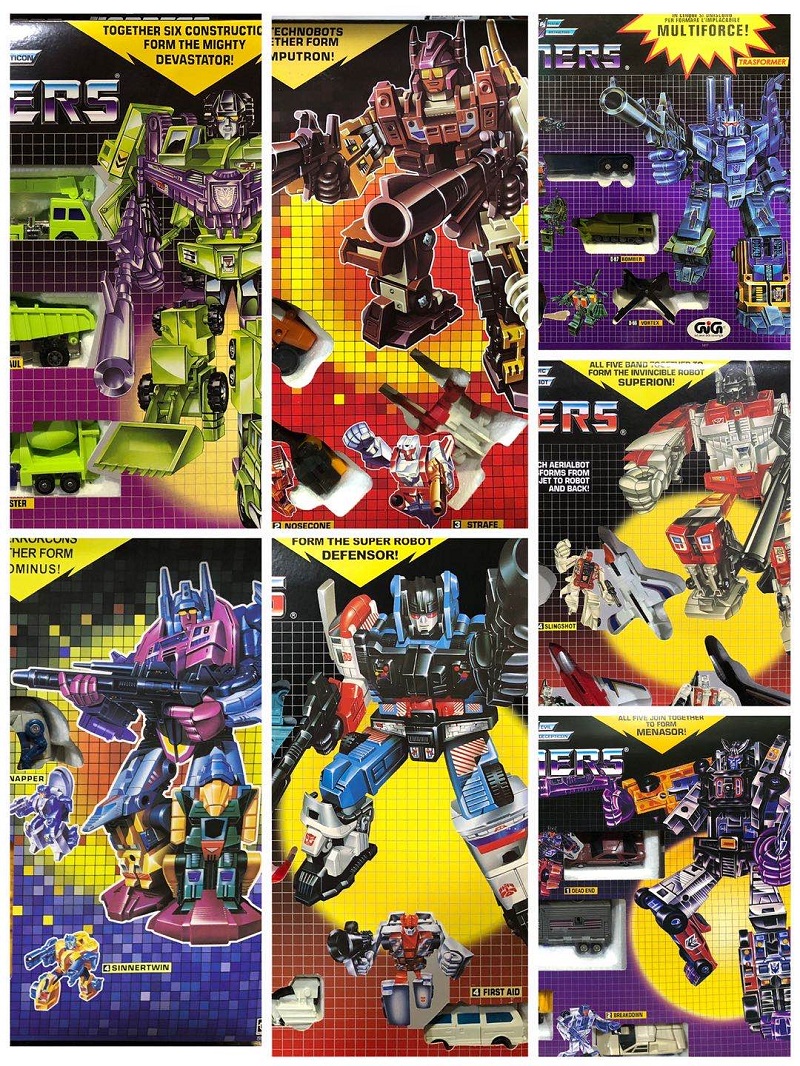 Verformung Spielzeug G1 Serie Devastator Defensor Computron Abominus Bruticus Menasor Superion 5 In 1 Geschenk Box Set Verformung Spielzeug