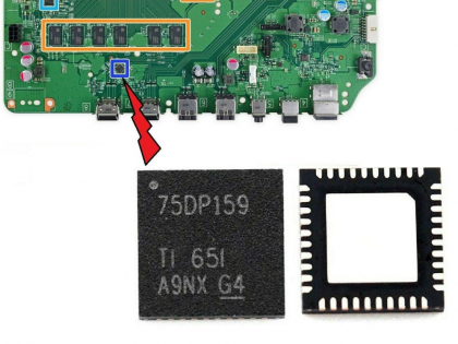 1PCS 2PCS 75DP15 9 100% Neue Original IC chipSN75DP159RSBR SN75DP159 75DP159 für Xbox One S Dünne 40pin